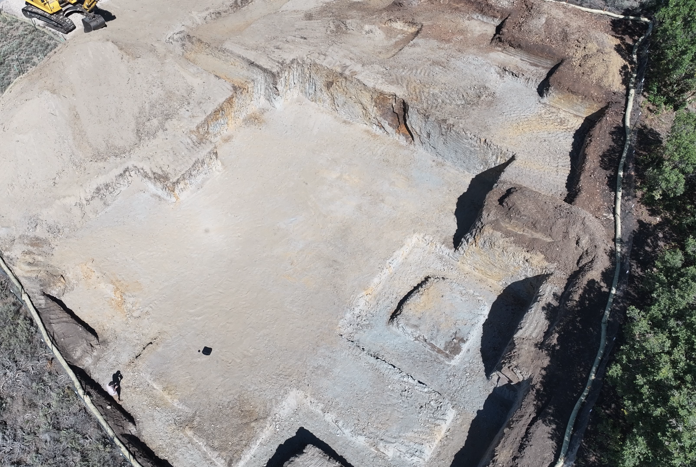 Mass excavation and haul operation