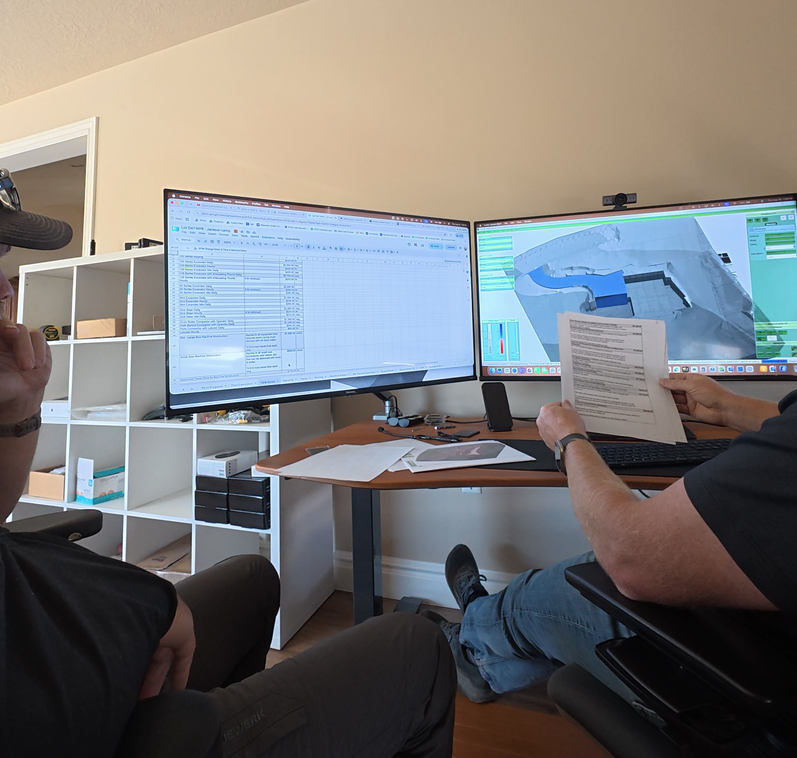 Stage-by-stage quantities behind every invoice